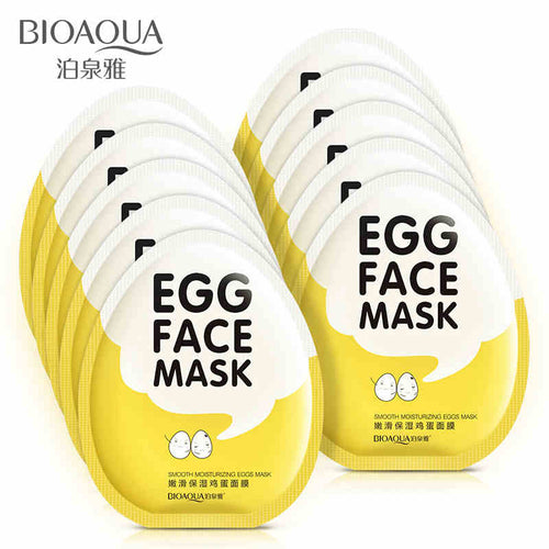 Egg Facial Masks Oil Control Brighten Wrapped - MoroCos