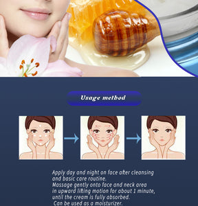 Bio essence Royal jelly youth firming cream  anti wrinkle V face lifting cream - MoroCos